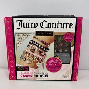 Juicy Couture Bracelet Kit 130 Piece Makes 5 Chains12 Charms NEW DYI